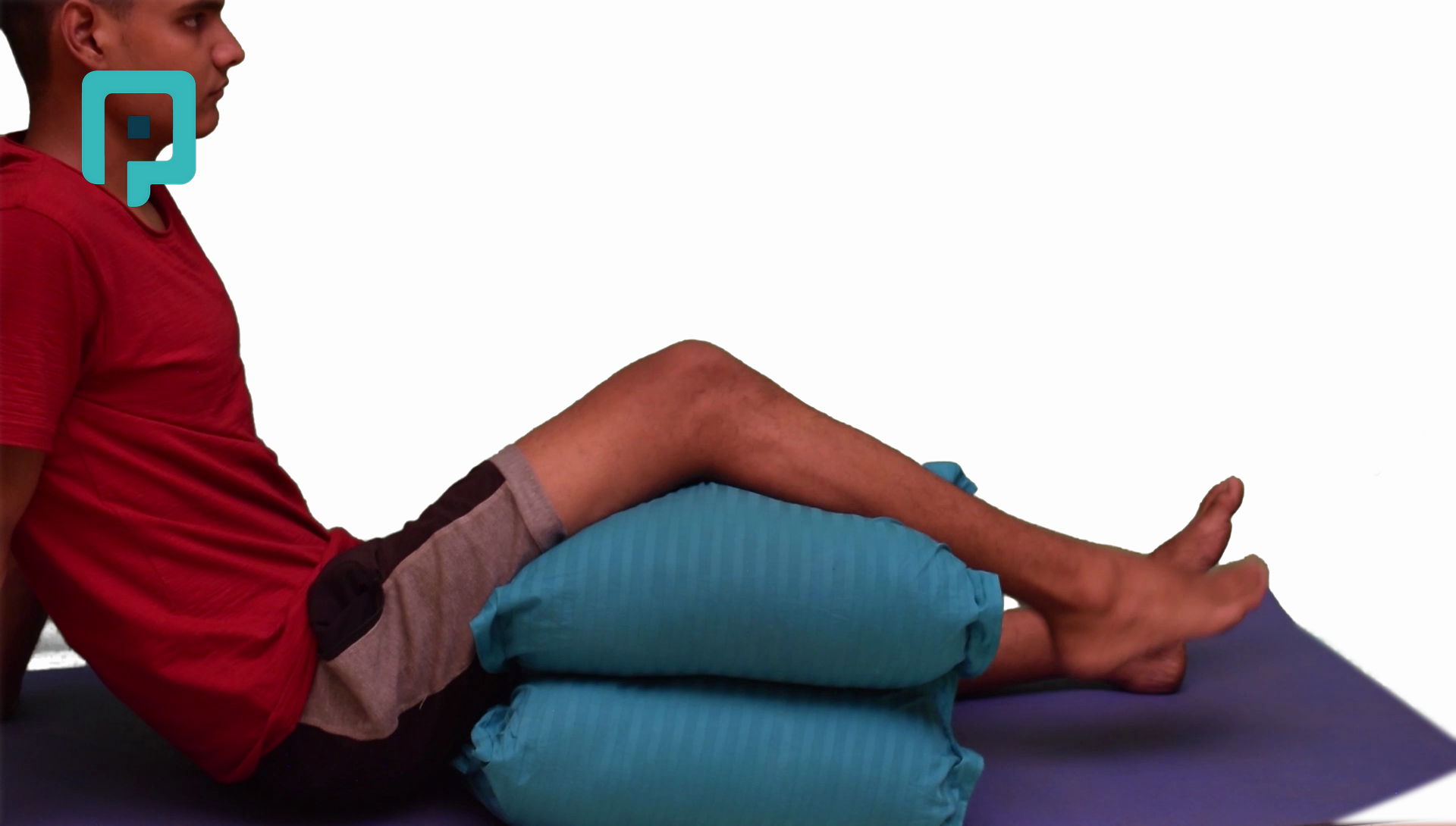 long arc quad extension with pillow support - beginner Lower Body exercise