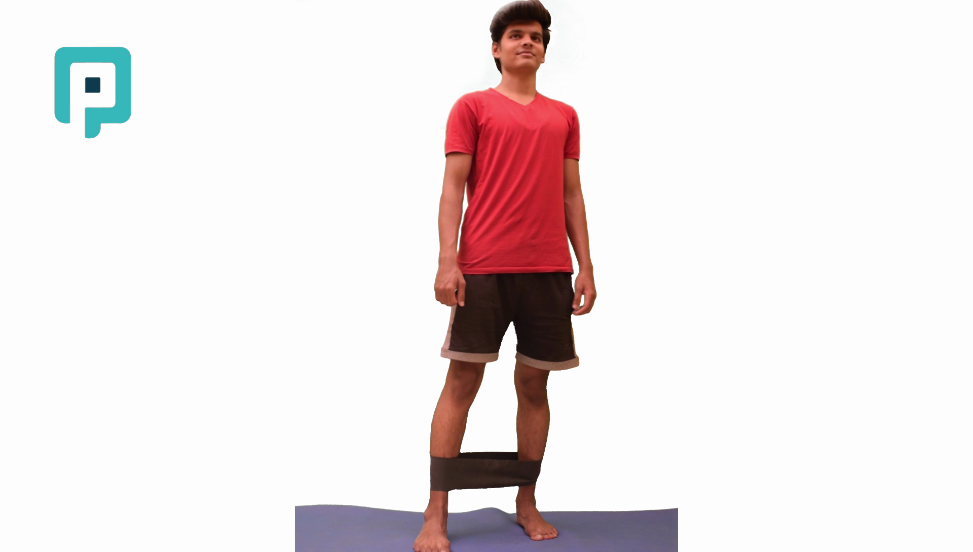 forward diagonal walk with resistance band - beginner Lower Body exercise