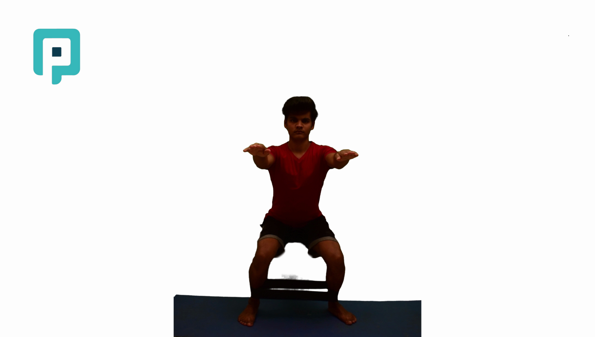 lateral band walk with squat - beginner Lower Body exercise
