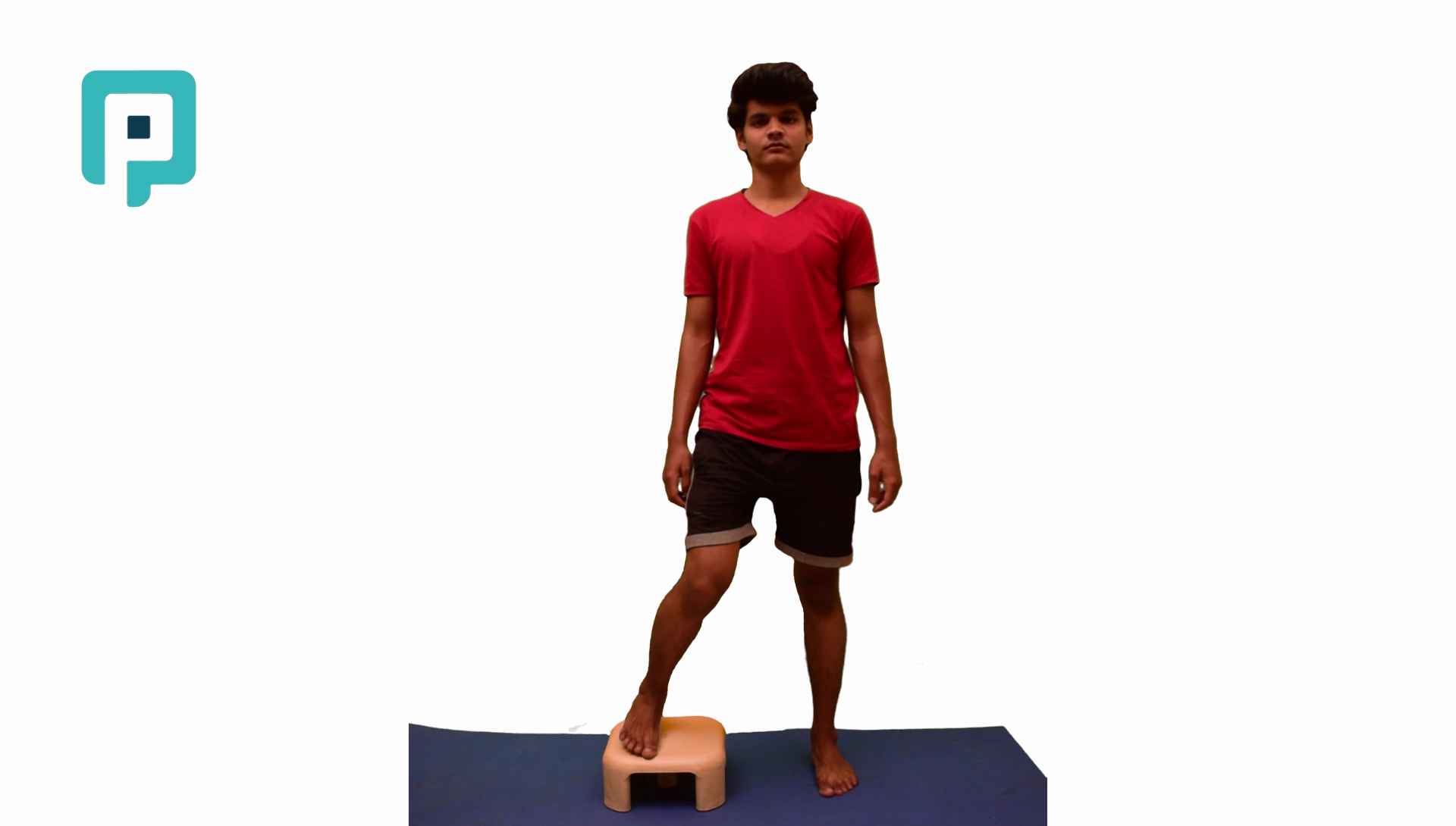 lateral step over with opposite side descent - beginner Lower Body exercise