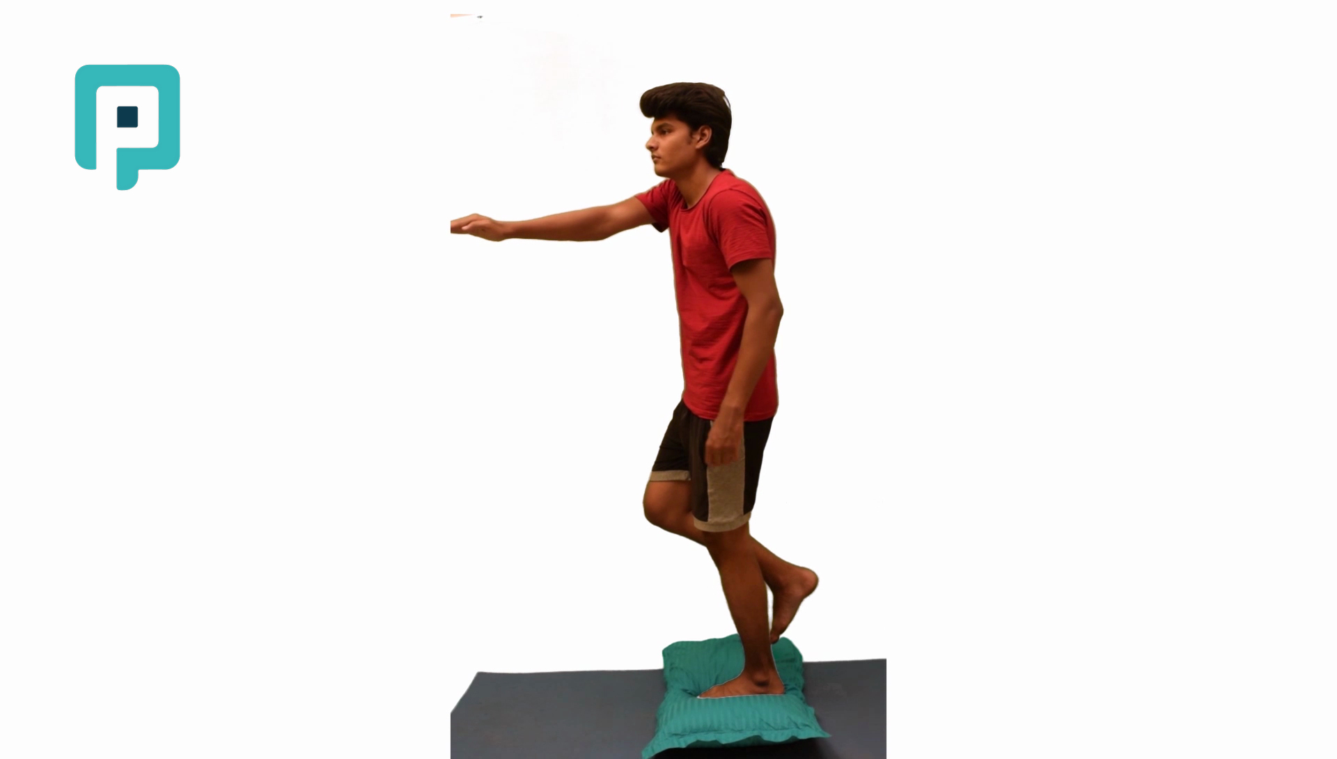 single leg reach on unstable surface - beginner Lower Body exercise