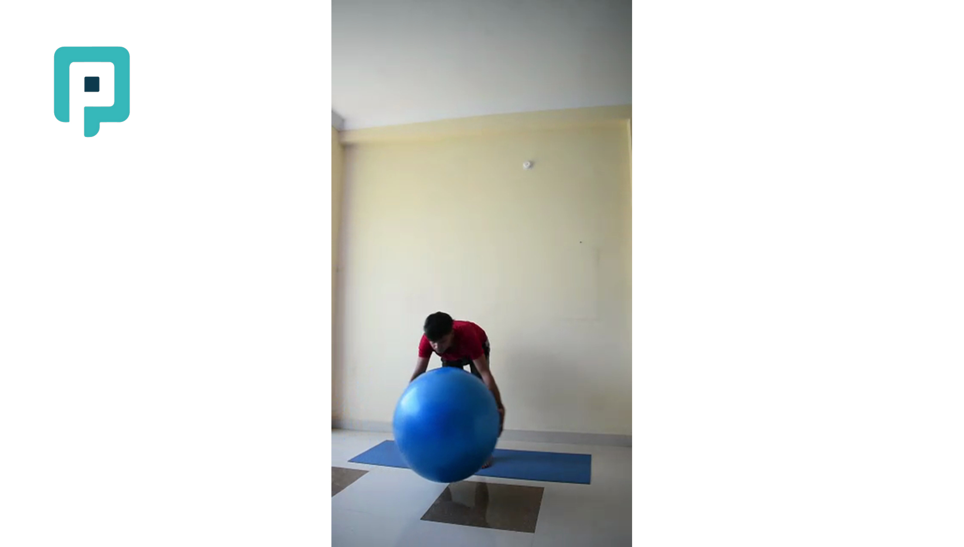 standing overhead rotation with forward bend - beginner Trunk exercise