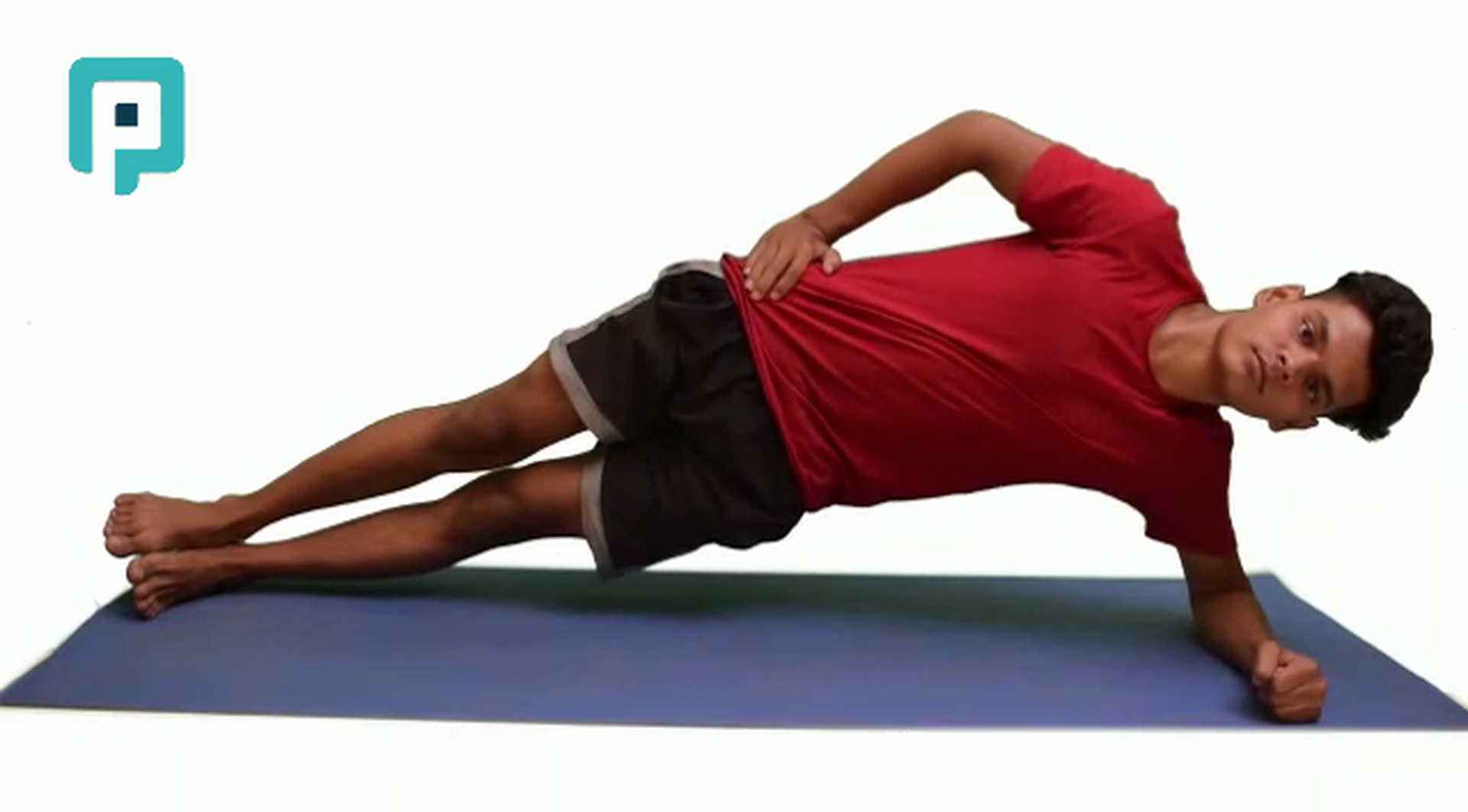 side plank - beginner Trunk exercise