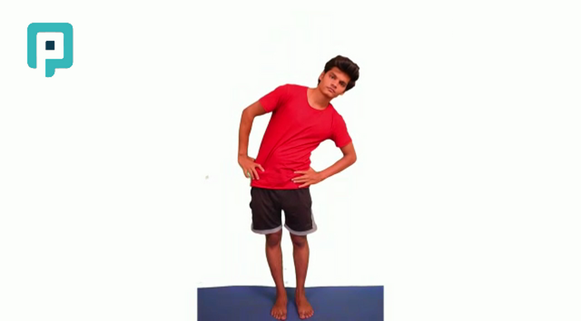 standing lateral trunk flexion - beginner Trunk exercise