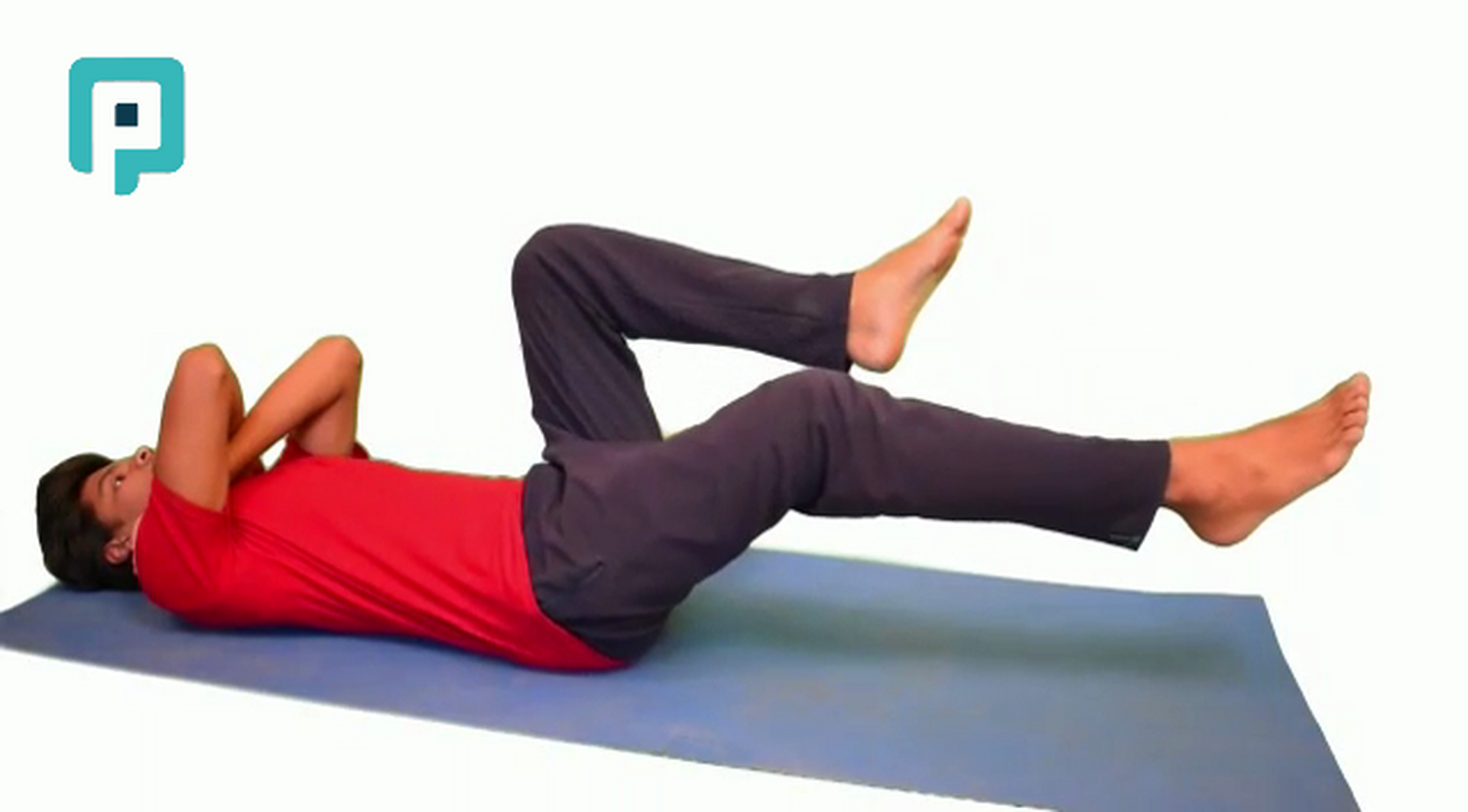 modified dead bug - beginner Trunk exercise