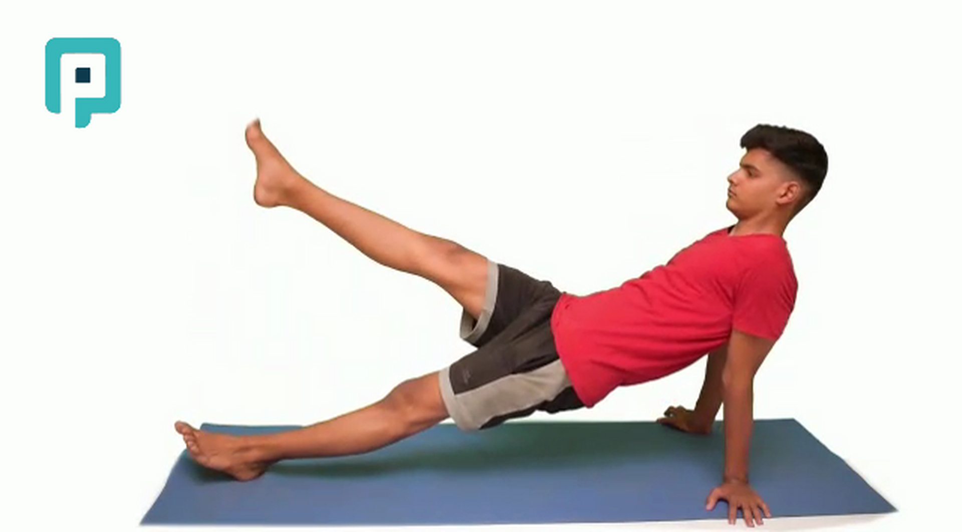 reverse plank with alternating leg lift - beginner Trunk exercise