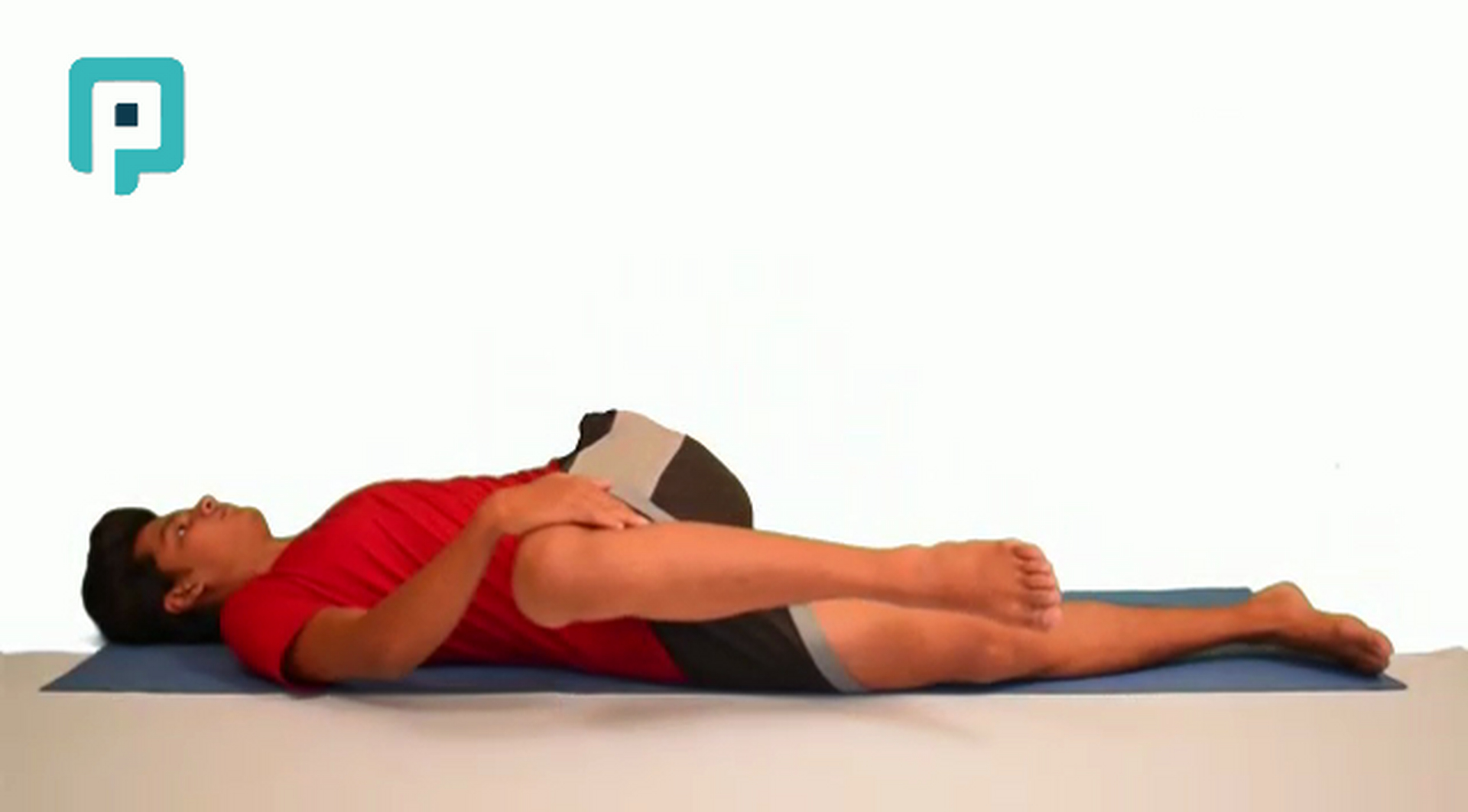 supine trunk rotation - beginner Trunk exercise
