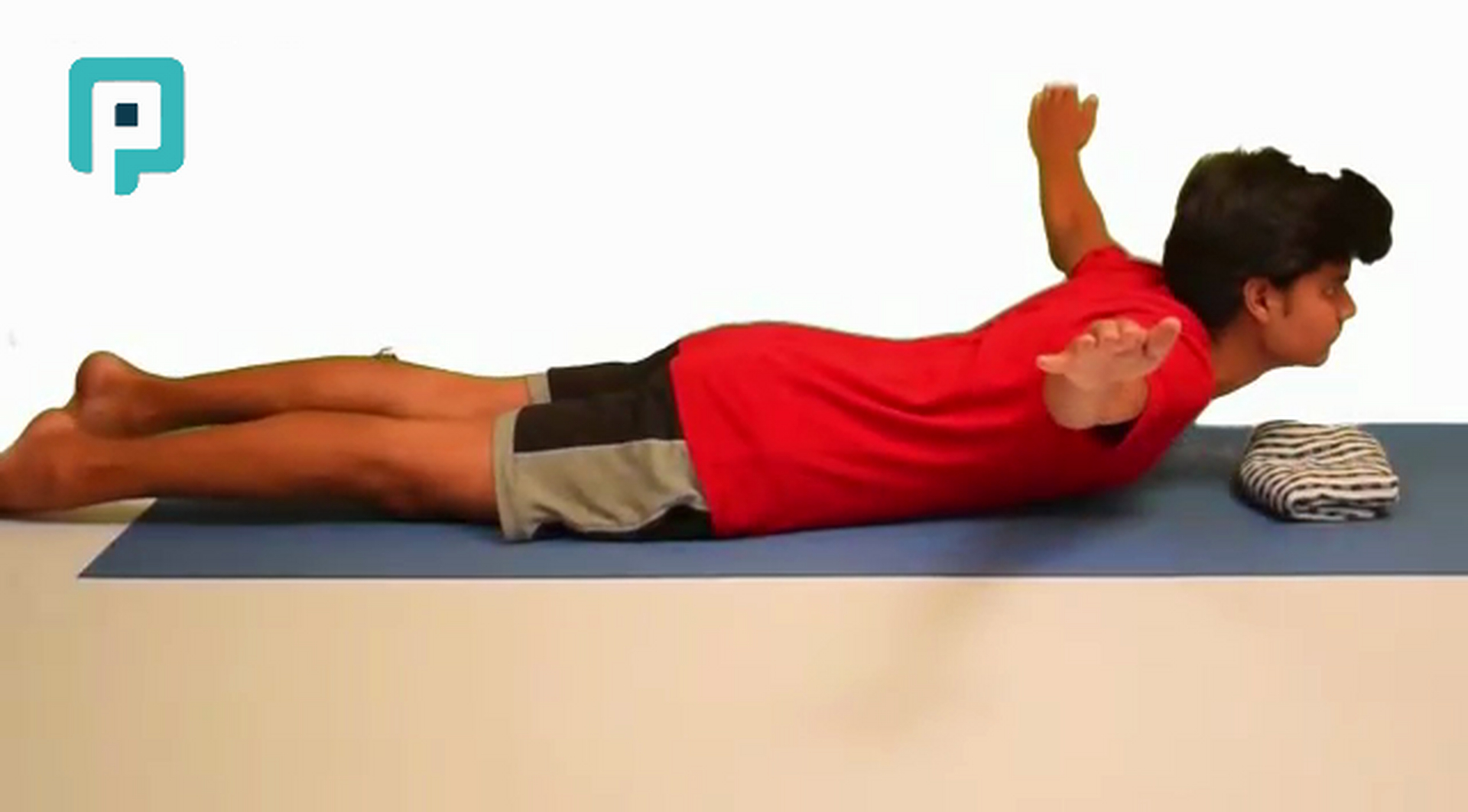 t superman - beginner Trunk exercise