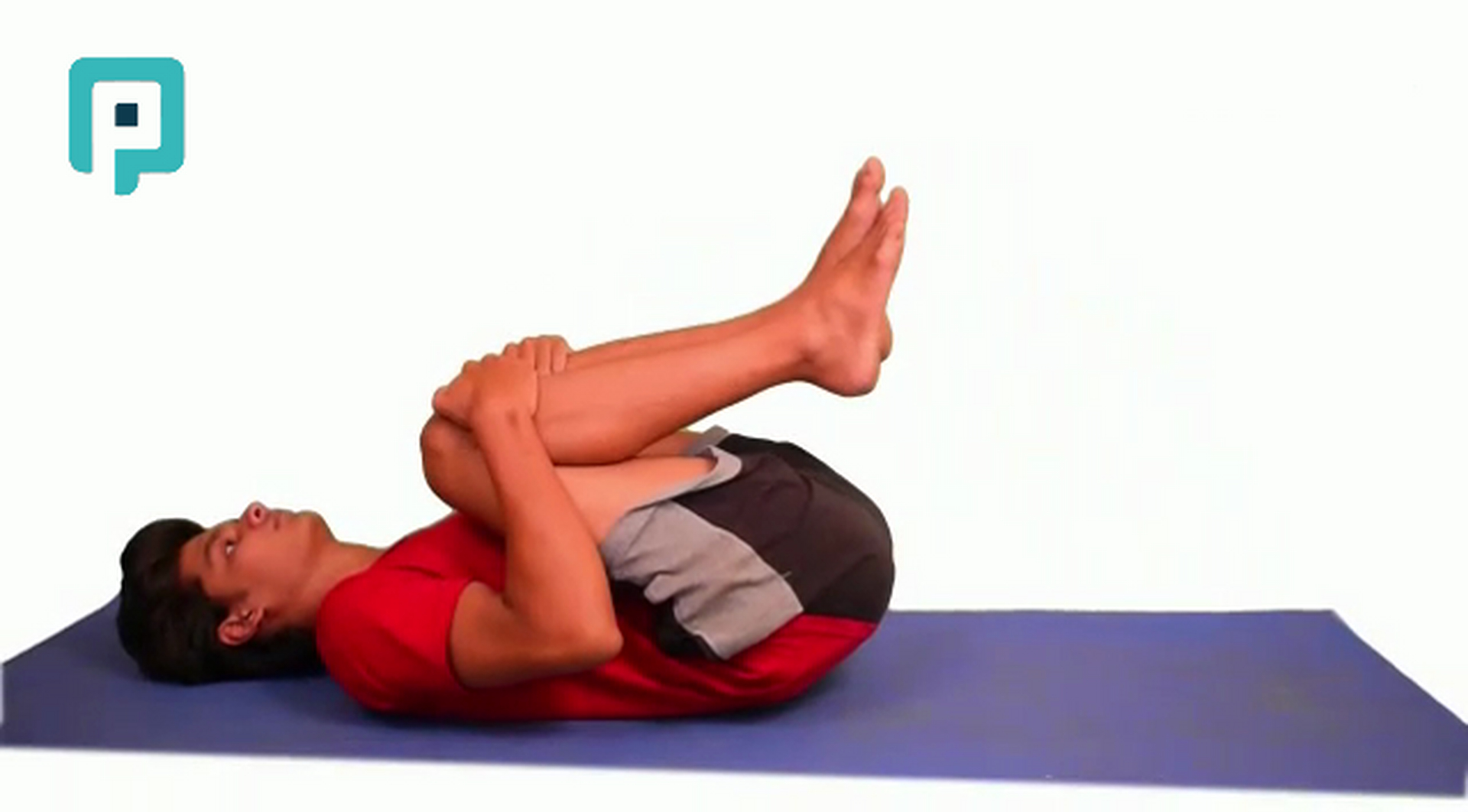 supine knee to chest - beginner Trunk exercise