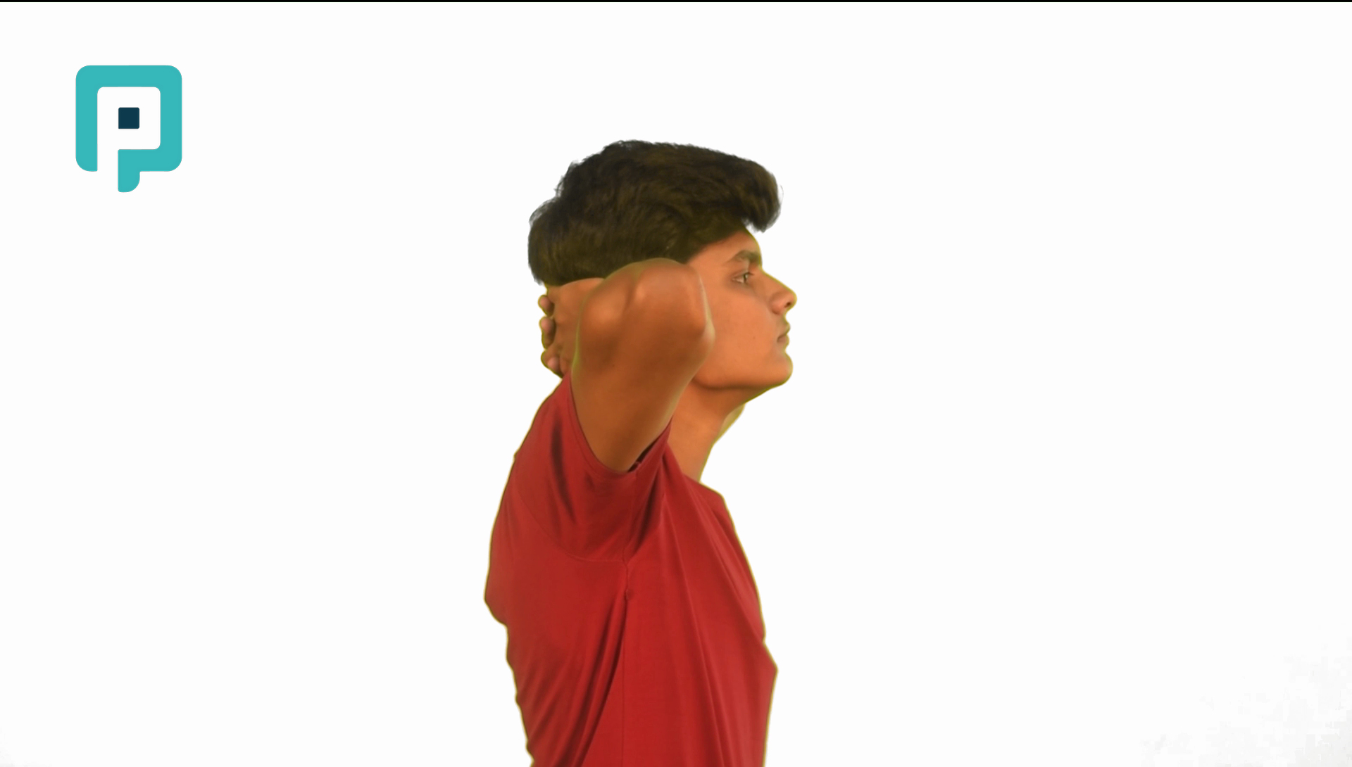 isometric neck extension in neutral position - beginner Neck exercise