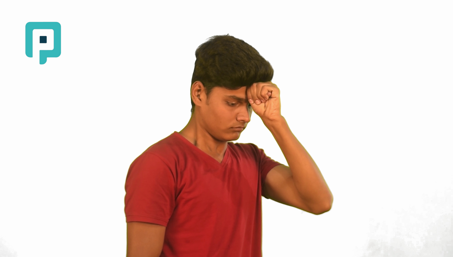 neck flexion isometric with hand resistance - beginner Neck exercise