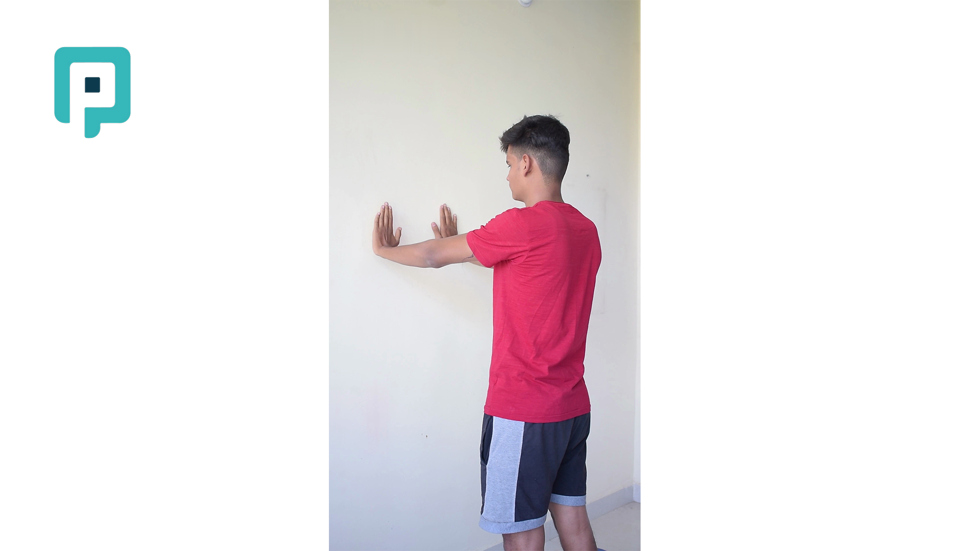 single arm wall weight shift - beginner Upper Body exercise