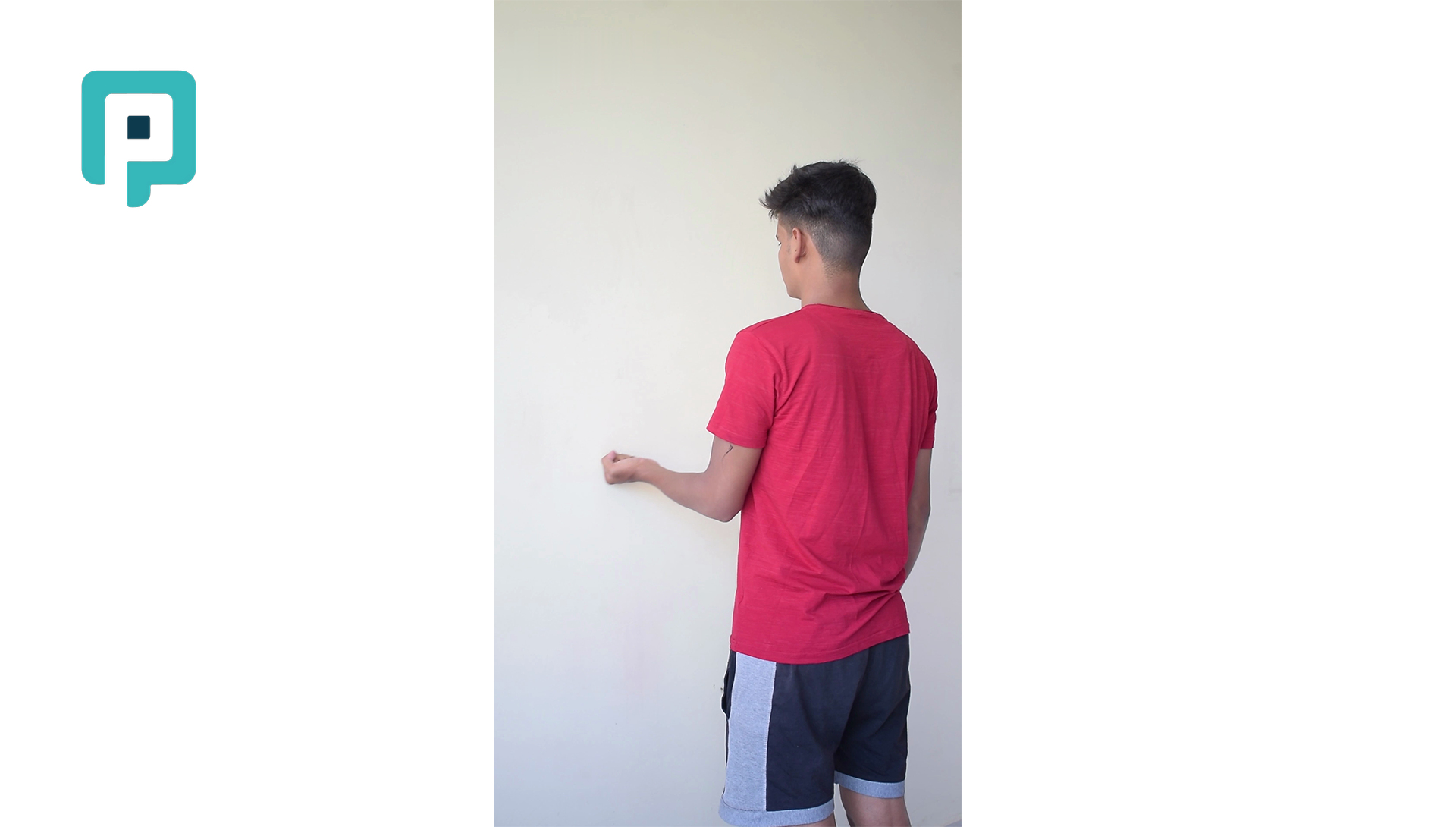 shoulder internal rotation isometric against wall - beginner Upper Body exercise