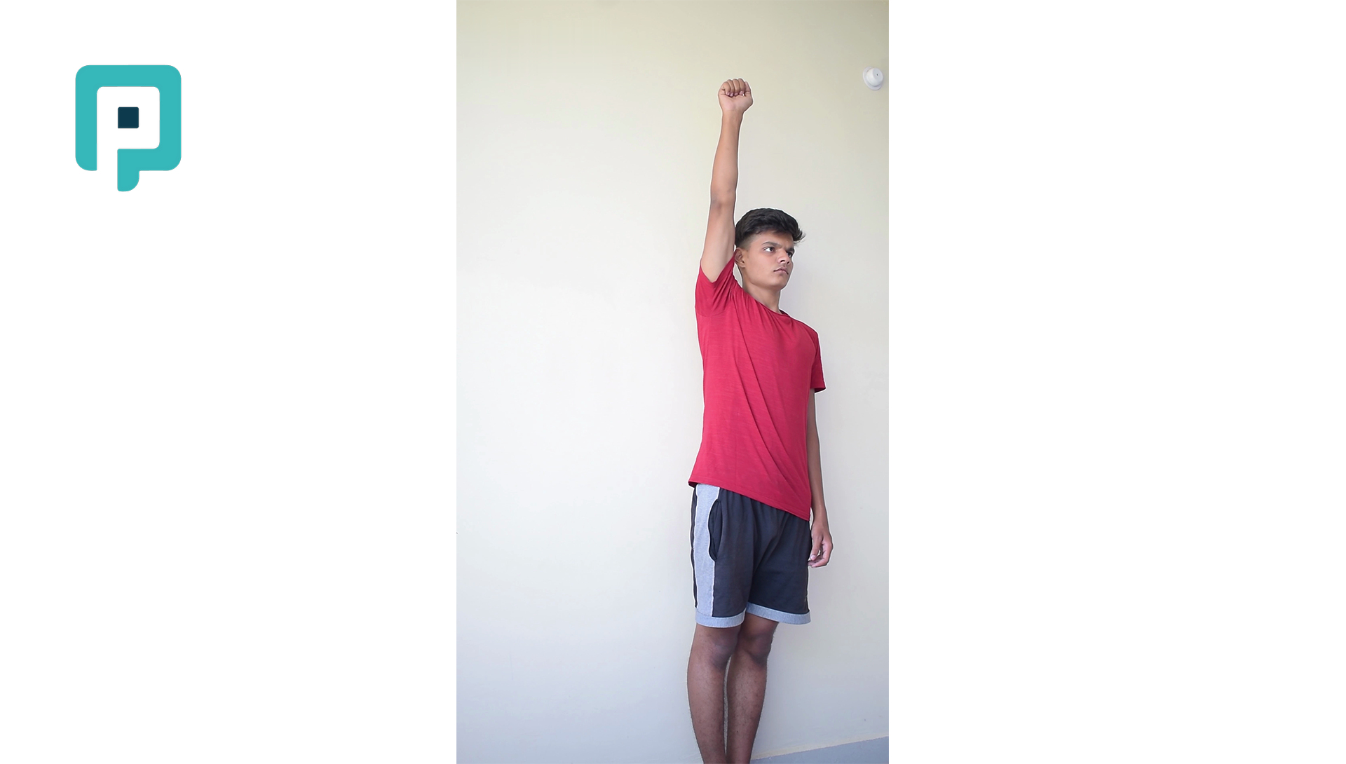 standing shoulder abduction against wall - beginner Upper Body exercise