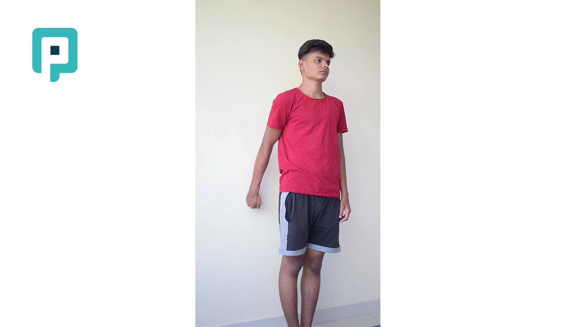 shoulder extension isometric wall press - beginner Upper Body exercise