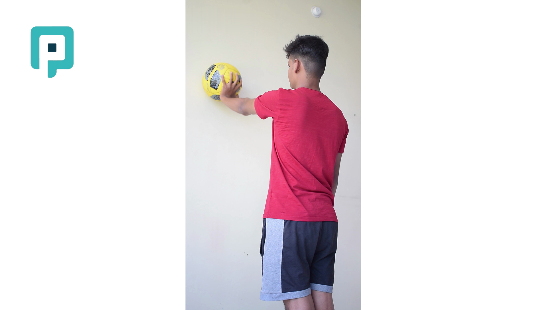 wall ball circles at 120 degrees shoulder flexion - beginner Upper Body exercise