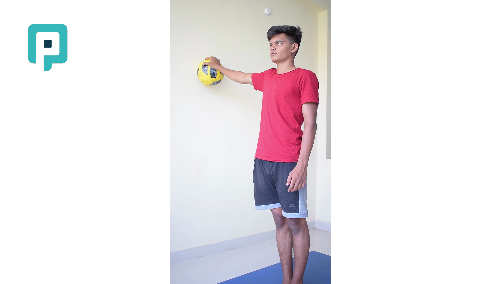 wall ball circles at 120 degrees abduction - beginner Upper Body exercise