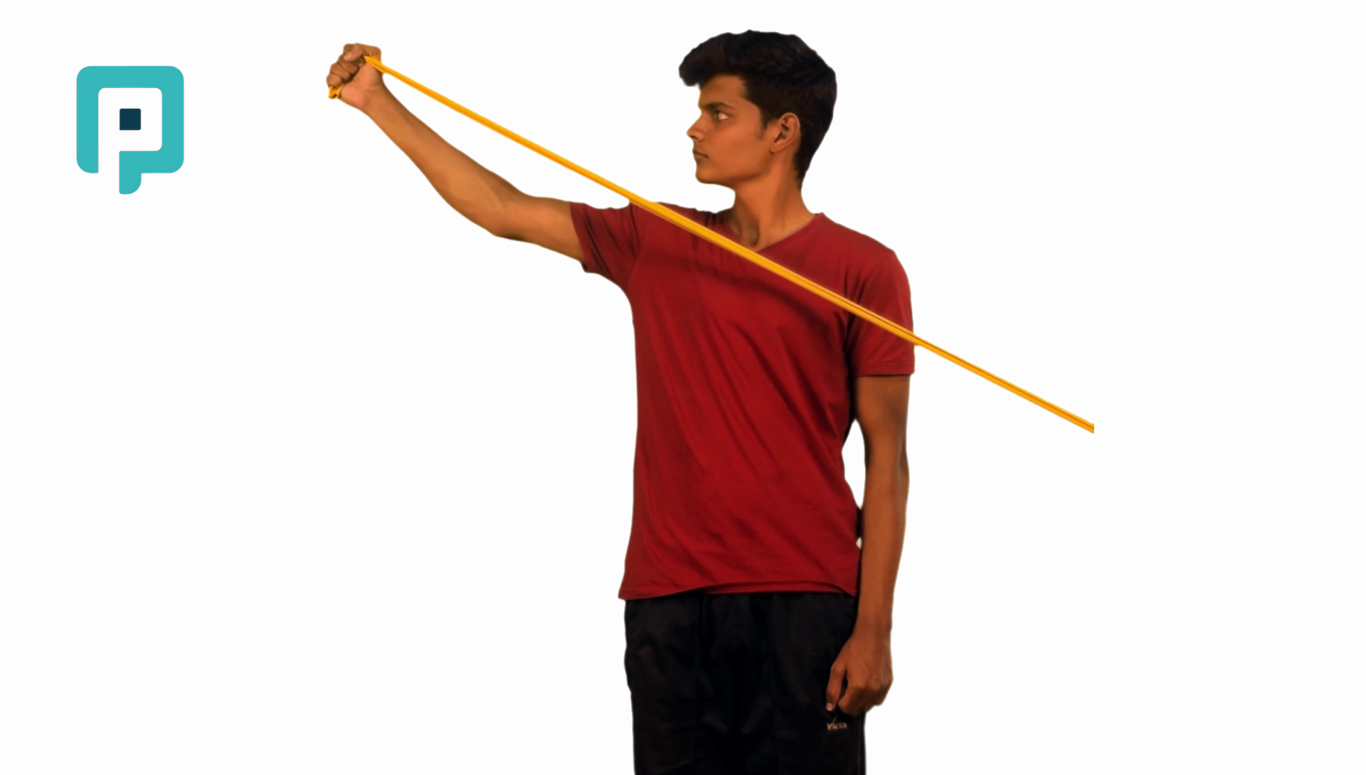 proprioceptive neuromuscular facilitation diagonal 2 flexion with resistance band - beginner Upper Body exercise