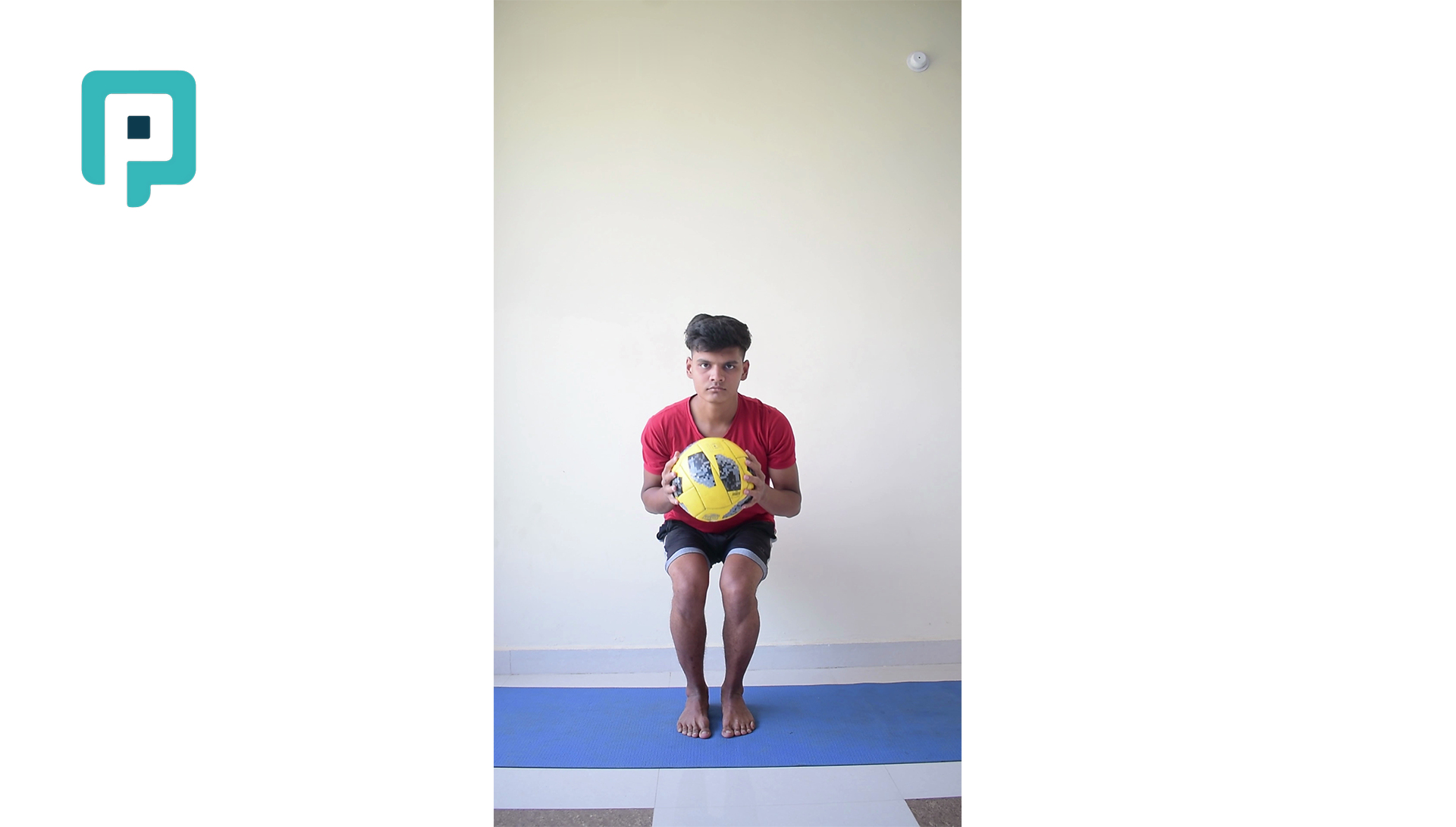diagonal medicine ball lift from floor - beginner Upper Body exercise
