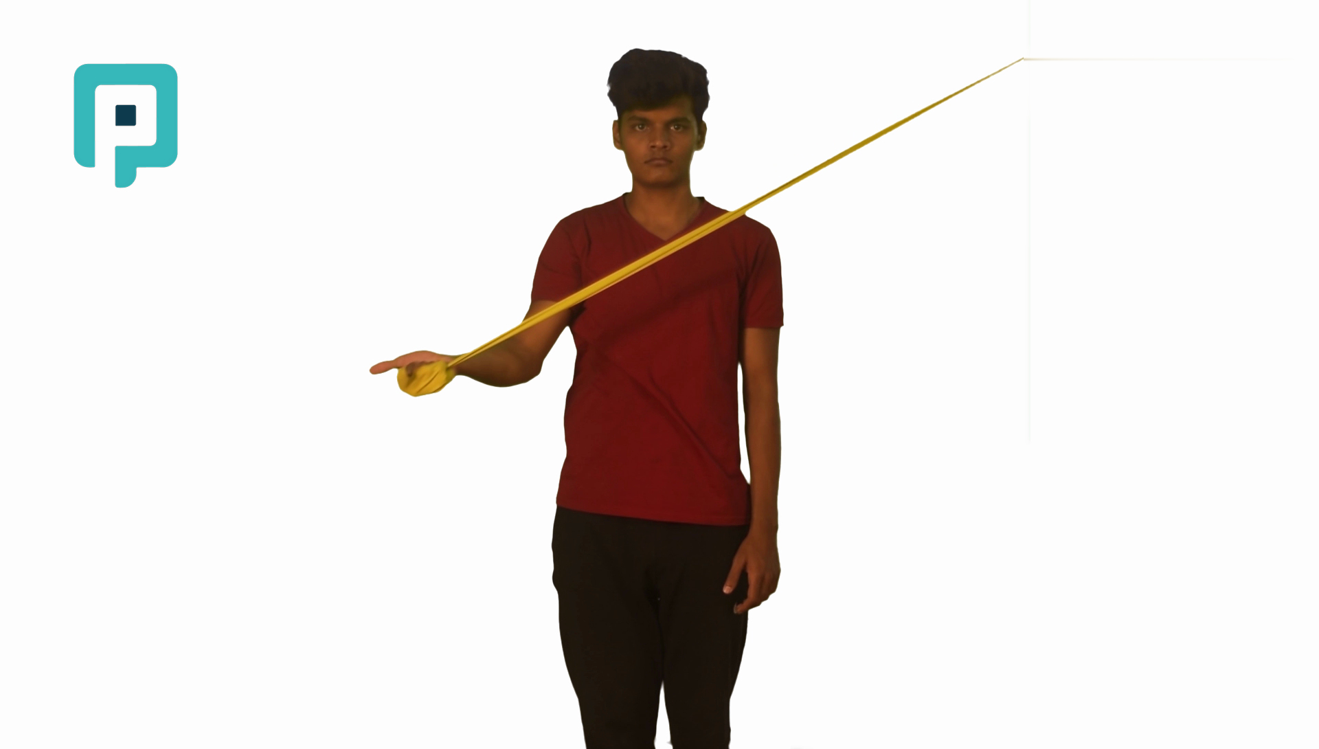 proprioceptive neuromuscular facilitation diagonal one extension pattern with resistance band - beginner Upper Body exercise
