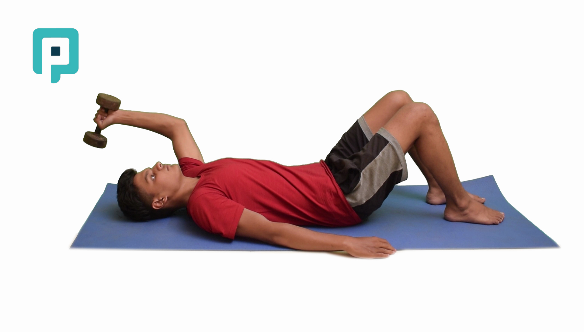 supine proprioceptive neuromuscular facilitation diagonal two flexion pattern - beginner Upper Body exercise