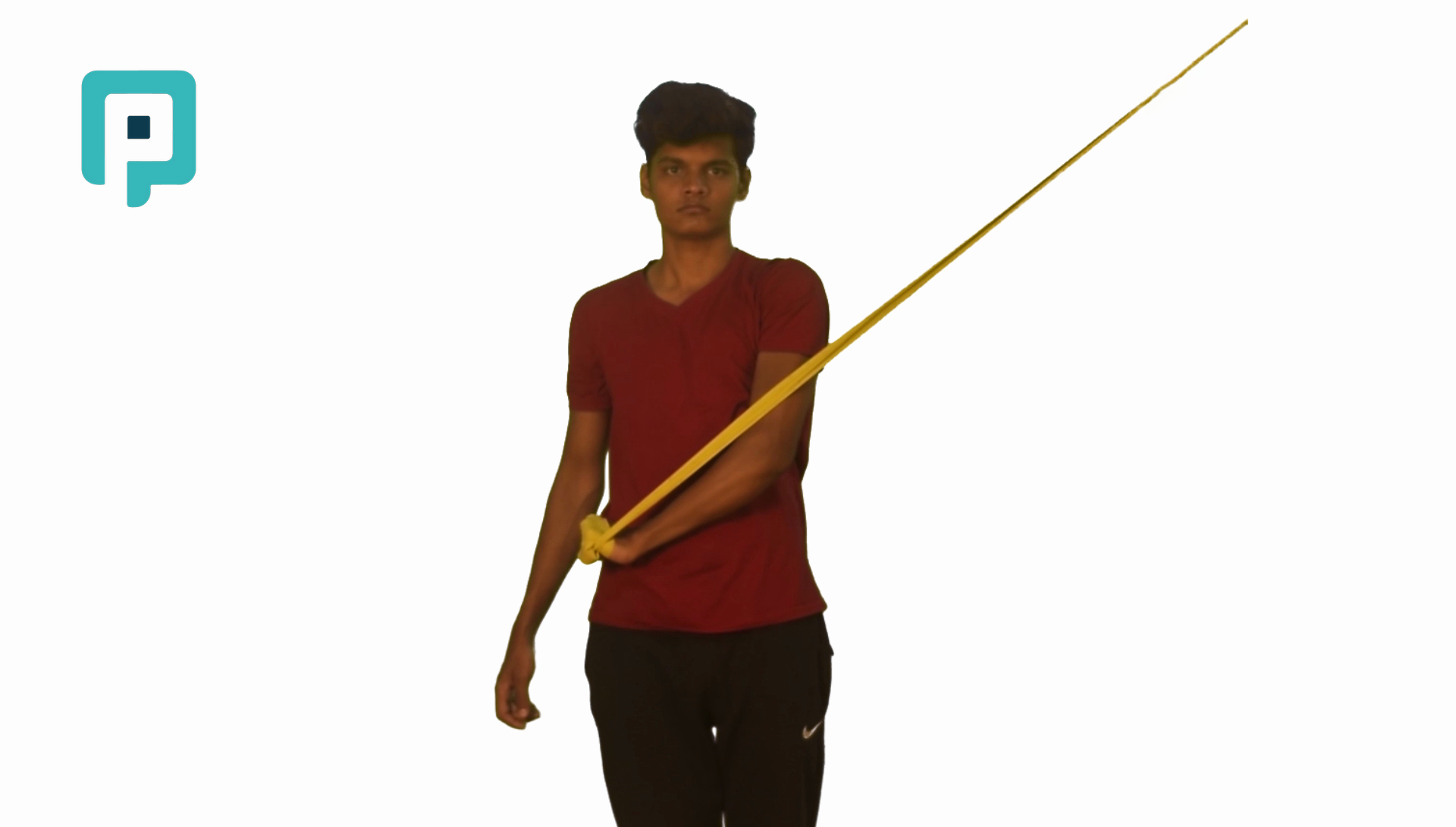 proprioceptive neuromuscular facilitation diagonal two extension with resistance band - beginner Upper Body exercise