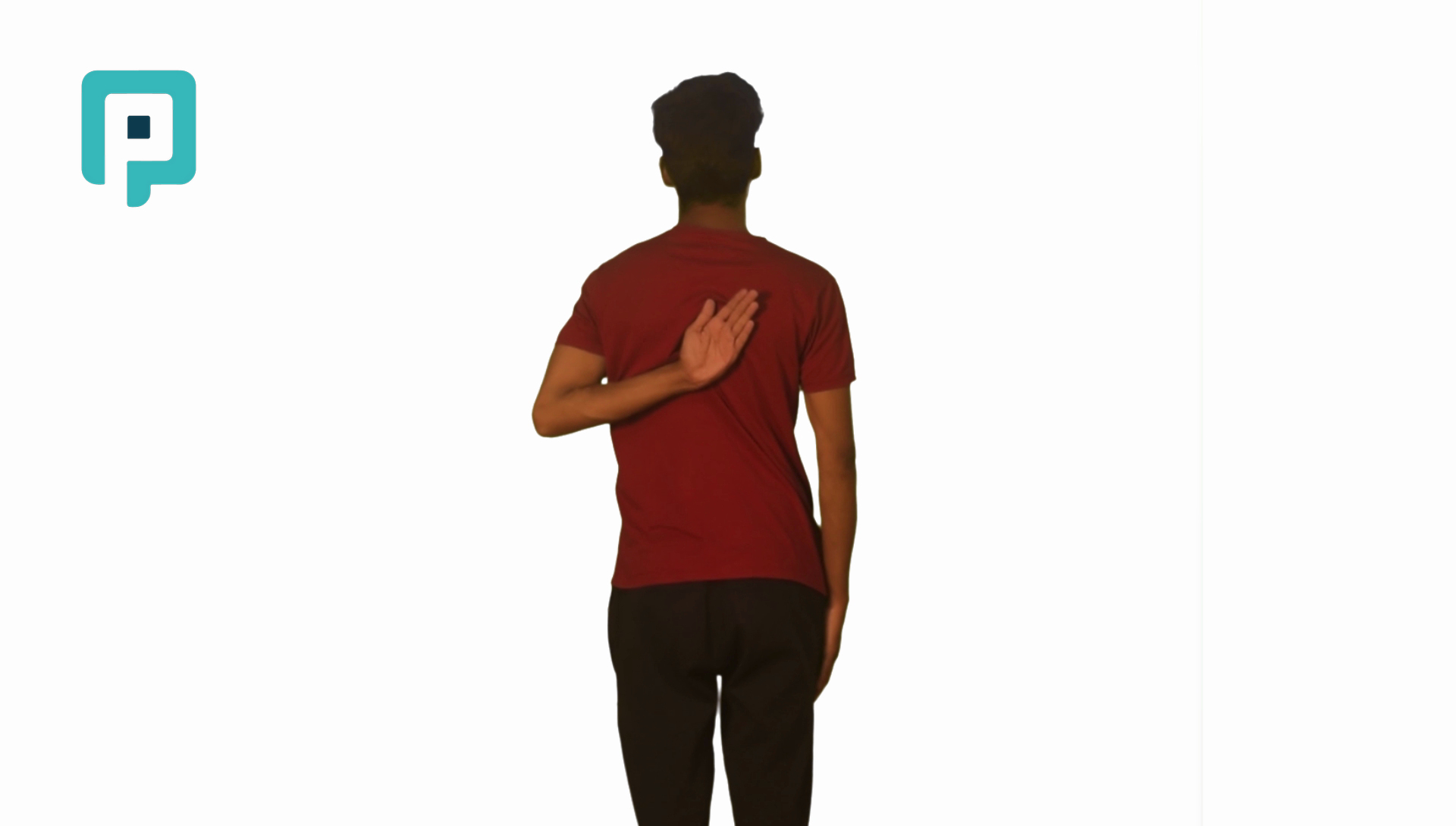 reaching lower back - beginner Upper Body exercise