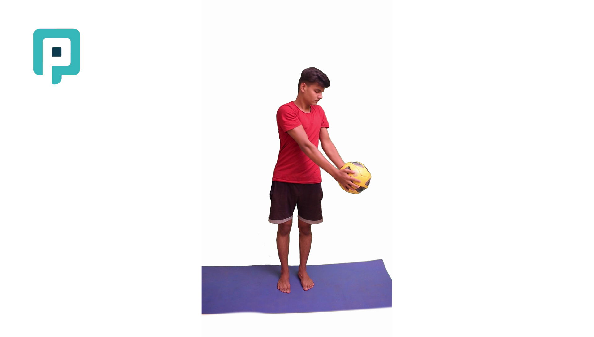 proprioceptive neuromuscular facilitation diagonal flexion with medicine ball - beginner Upper Body exercise