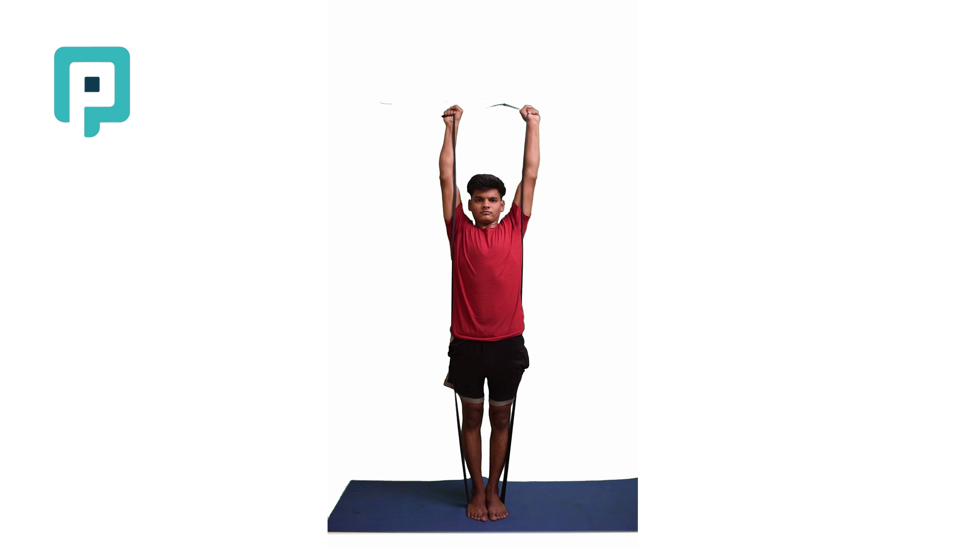 shoulder flexion with resistance band - beginner Upper Body exercise