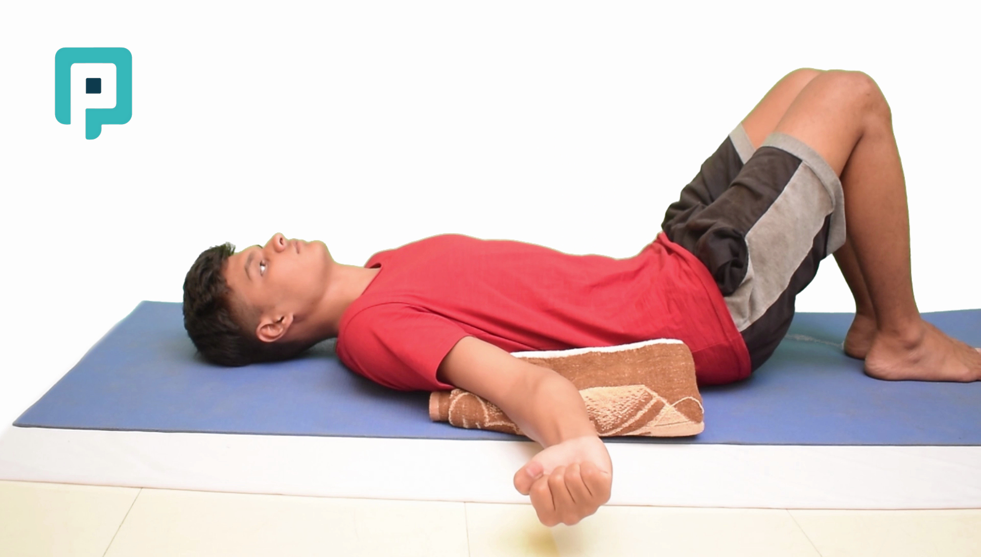 supine exrternal rotaion - beginner Upper Body exercise