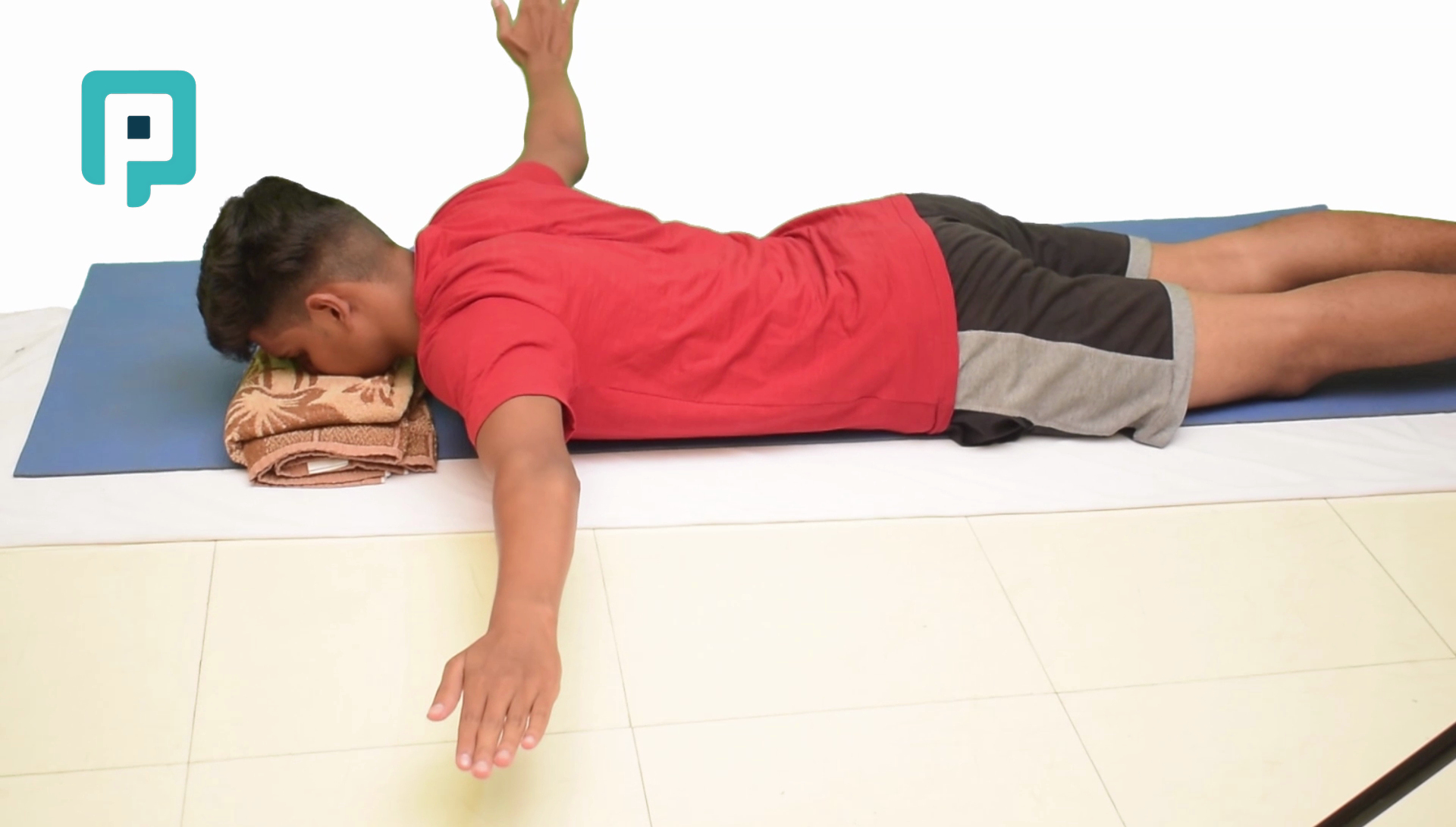 aeroplane position - beginner Upper Body exercise