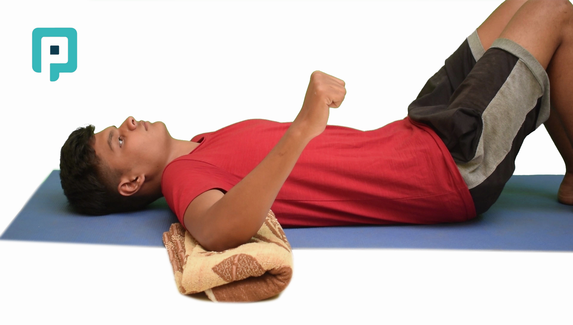 supine shoulder internal rotation at 90 degree - beginner Upper Body exercise