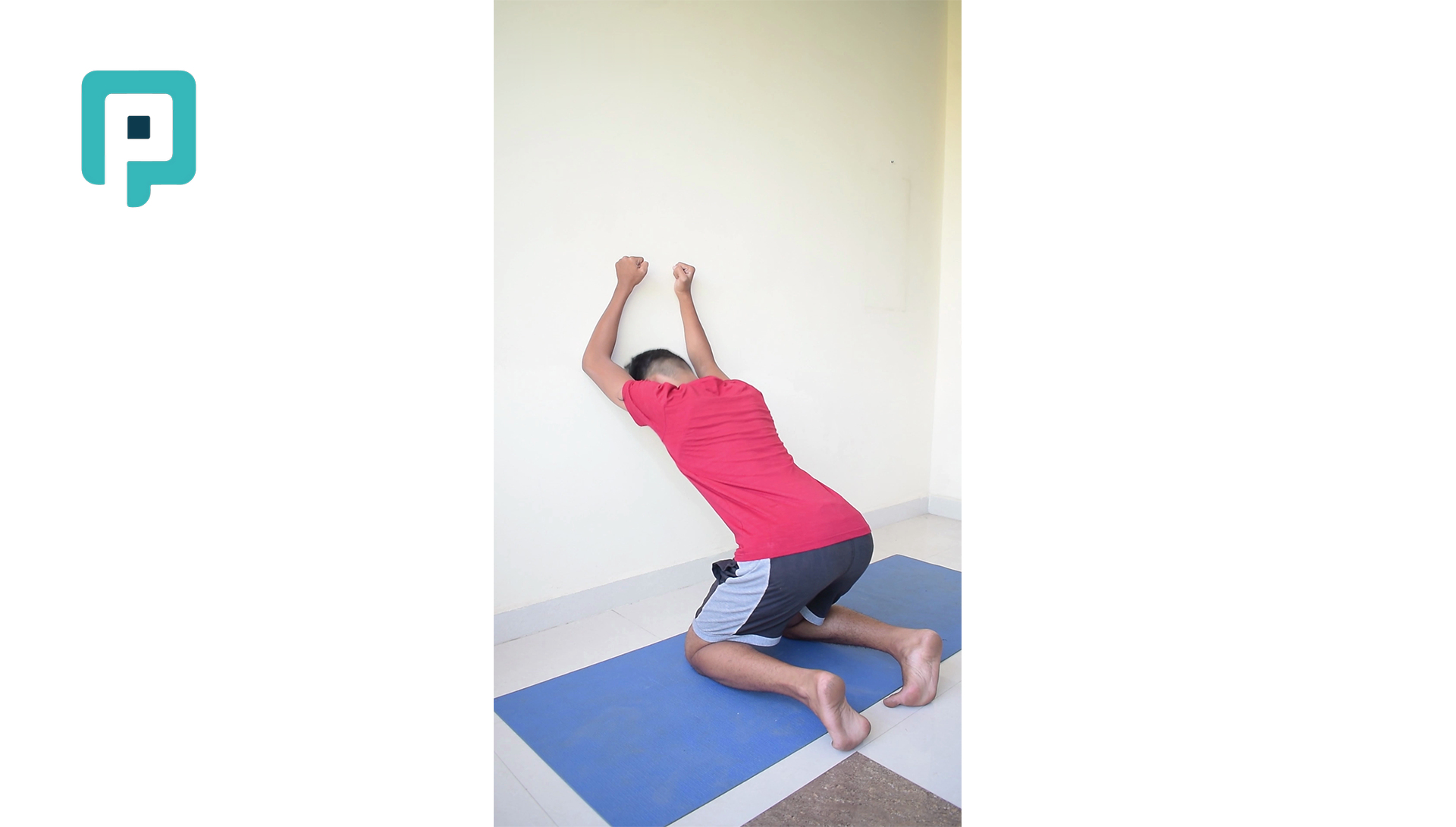wall push plus to kneeling with scapular protraction - beginner Upper Body exercise