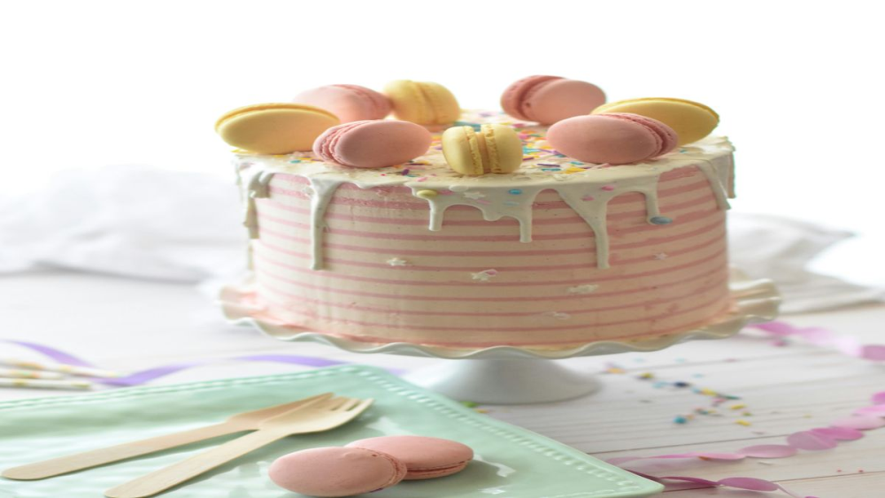 Birthday celebration cake — La Miette Pâtisserie