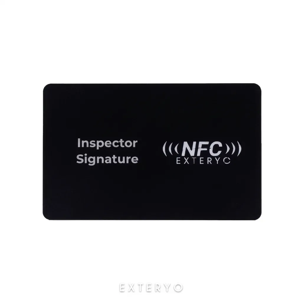 Badge ispettori NFC per firma elettronica