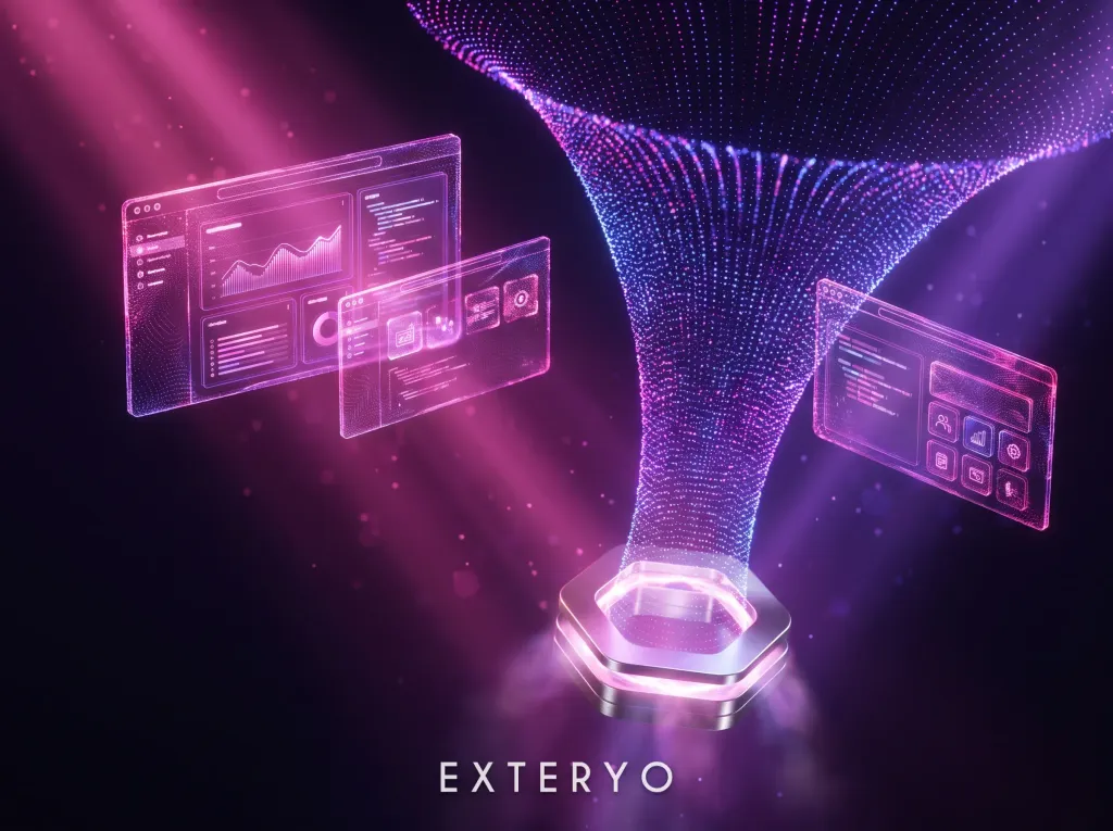 Vetrina web ed eCommerce con funnel di conversione luminoso
