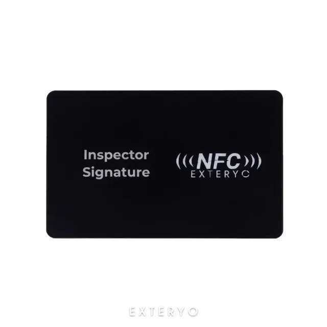 Badge ispettori NFC per firma elettronica