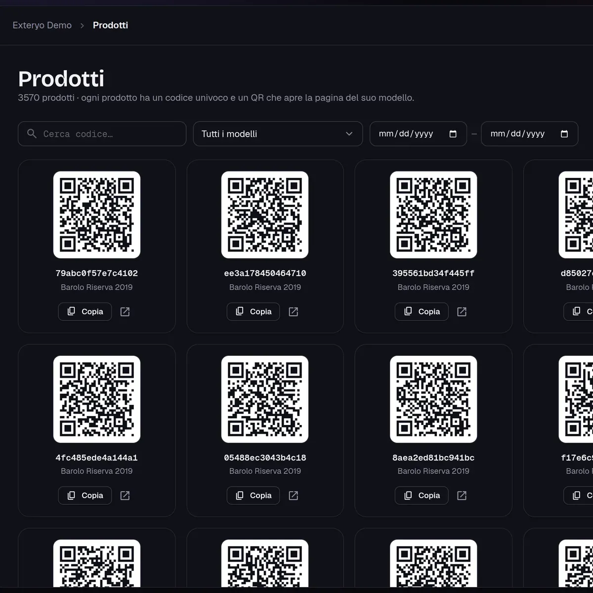 Print-ready QR codes