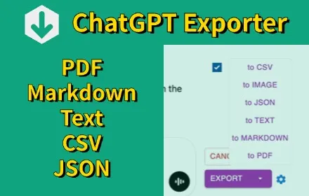 ChatGPT Exporter - ChatGPT to PDF, MD, and more