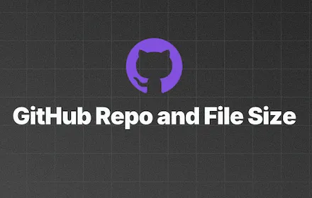 GitHub Repo and File Size