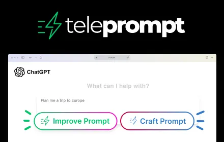teleprompt AI – Prompt Generator & Optimizer