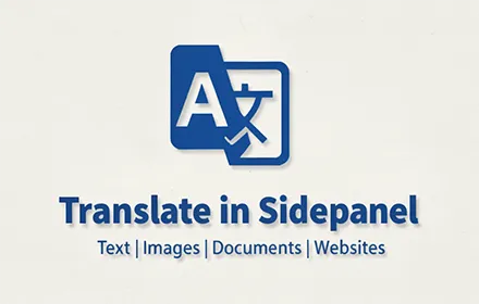 Google Translate - Side Panel