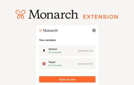 Monarch Money | Retail purchase sync