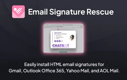 Email Signature Rescue - Browser Extension
