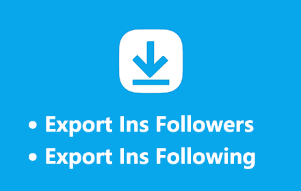 Export Followers free
