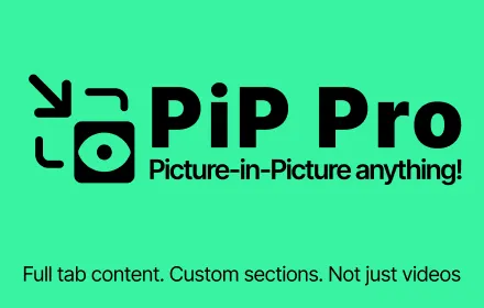 PiP Pro: Picture-in-Picture productivity tools