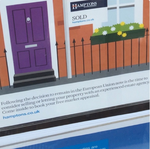 hamptons window card