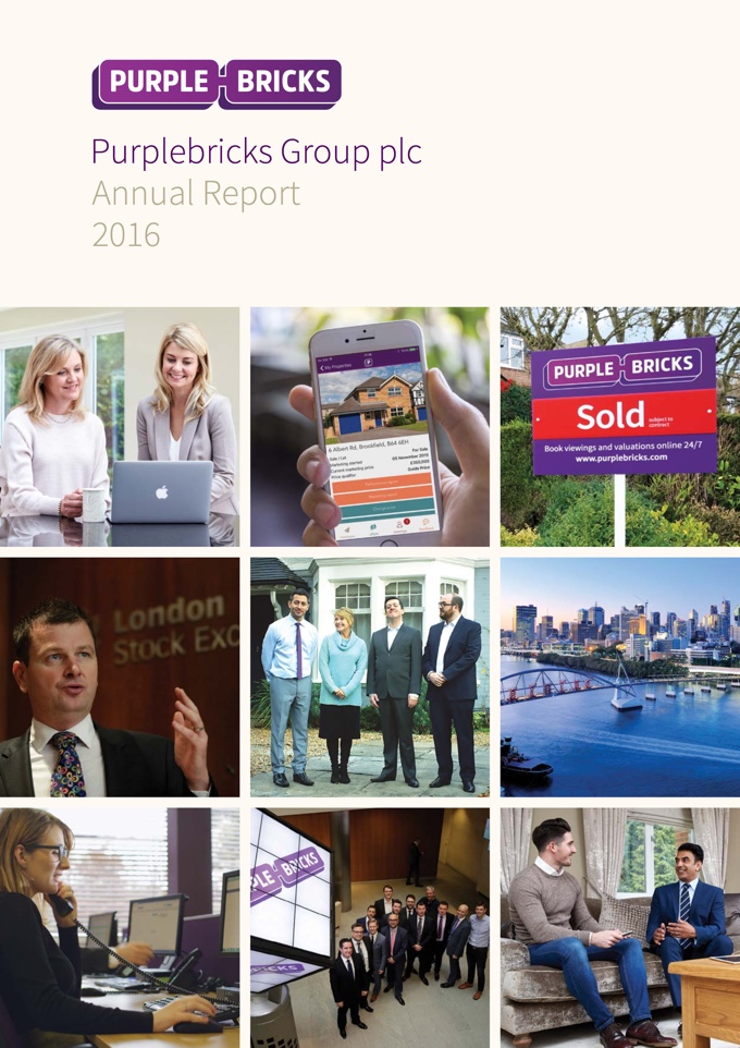Purplebricks Group plc AR 2016
