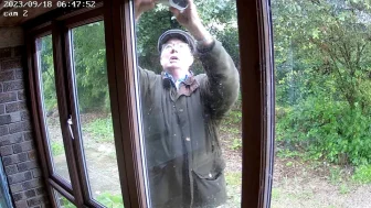 Moment Tory MP is caught on CCTV removing security cameras of tenant he is trying to evict