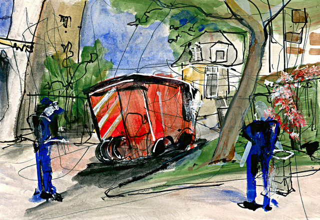 Fontenay-sous-Bois, les pompiers vendent des billets de tombola pour le bal du 14 juillet © Frédéric Glorieux Fontenay-sous-Bois, les pompiers vendent des billets de tombola pour le bal du 14 juillet © Frédéric Glorieux